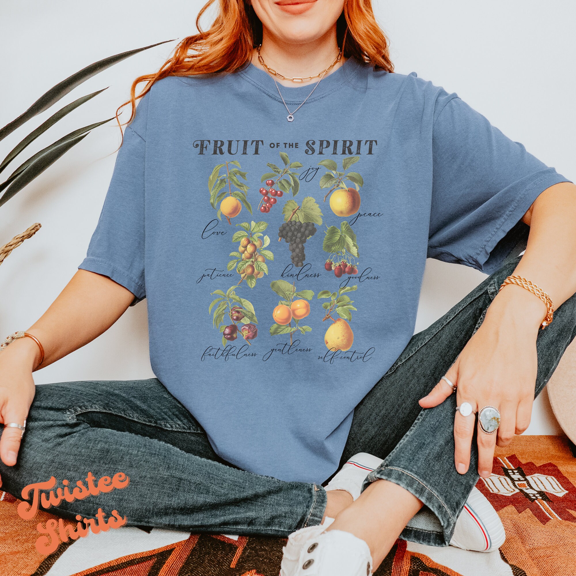 Christian Comfort Colors® Shirt - Fruit Of The Spirit Shirt - Women Christian Religious Tee & Sweatshirt #205