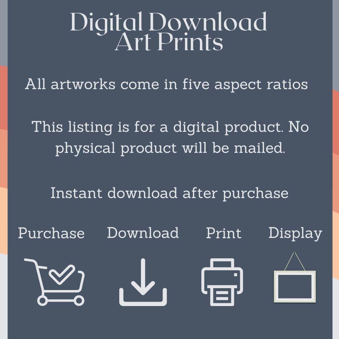 Digital Download | Lotus Flower Art Print Wall Decor - Etsy