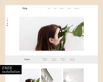 Blogger Template Etsy