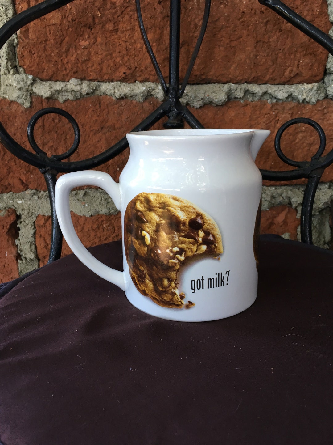 GOT MILK Chocolate Chip Cookie Milk Jug One of a Kind Etsy