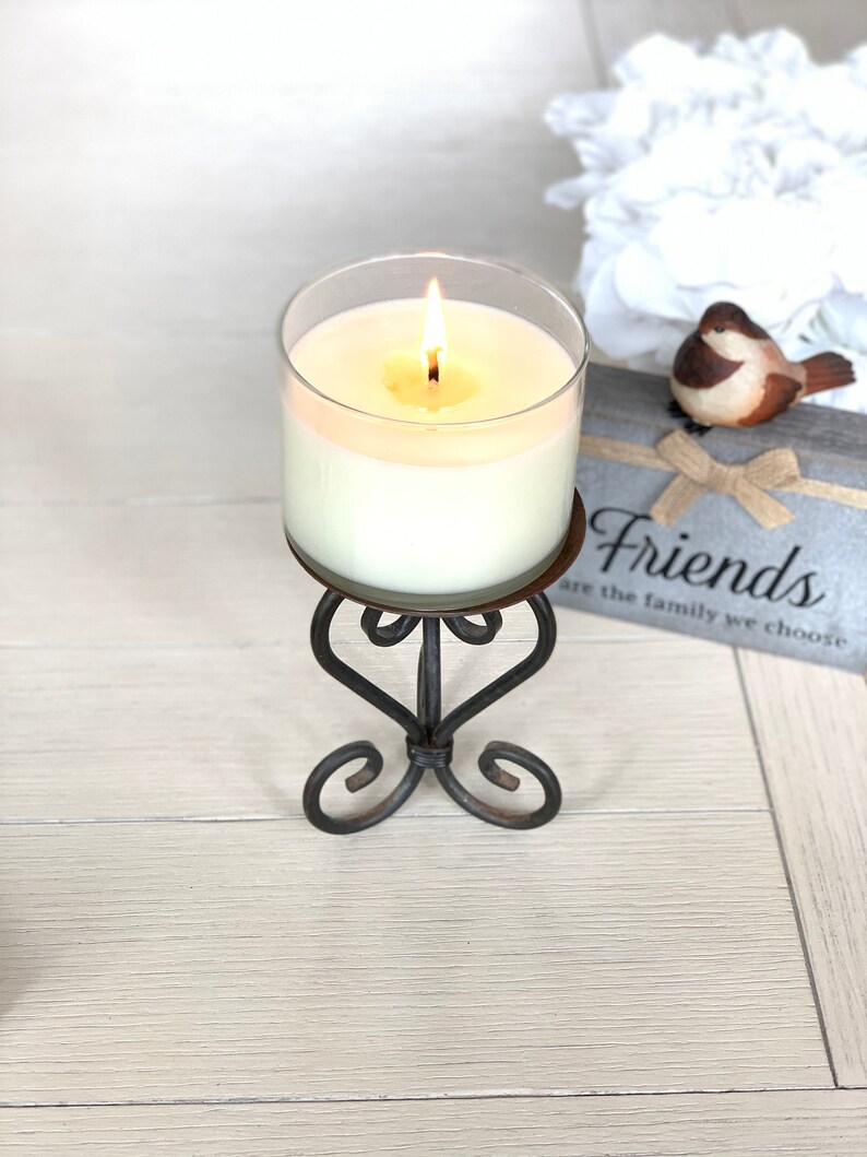 Coconut Lime Verbena Scented Candle All Natural Candle Fresh Etsy