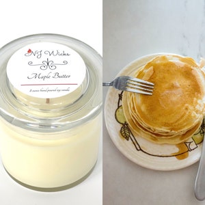 Maple Butter Scented Candle, Scented Soy Candle, All Natural Soy Candle, Homemade Candle, Gift for Anyone, Fall Candle, Housewarming Gift