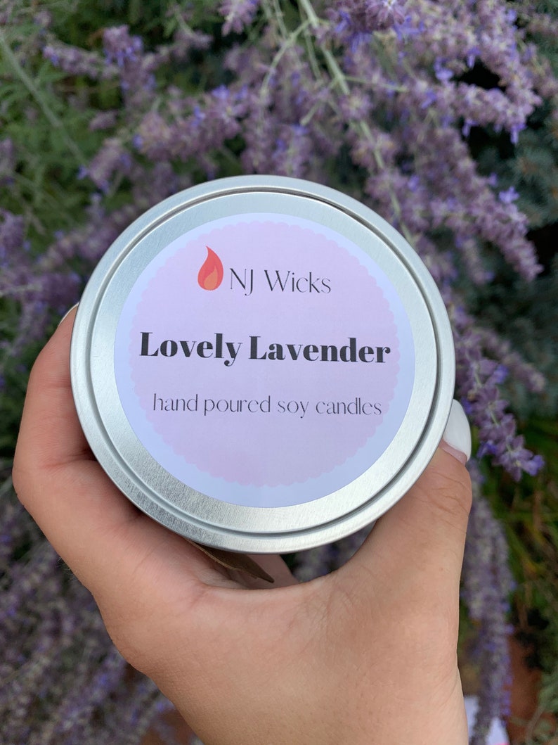 Lavender Scented Candle, All Natural Candle, Chemical Free Candle