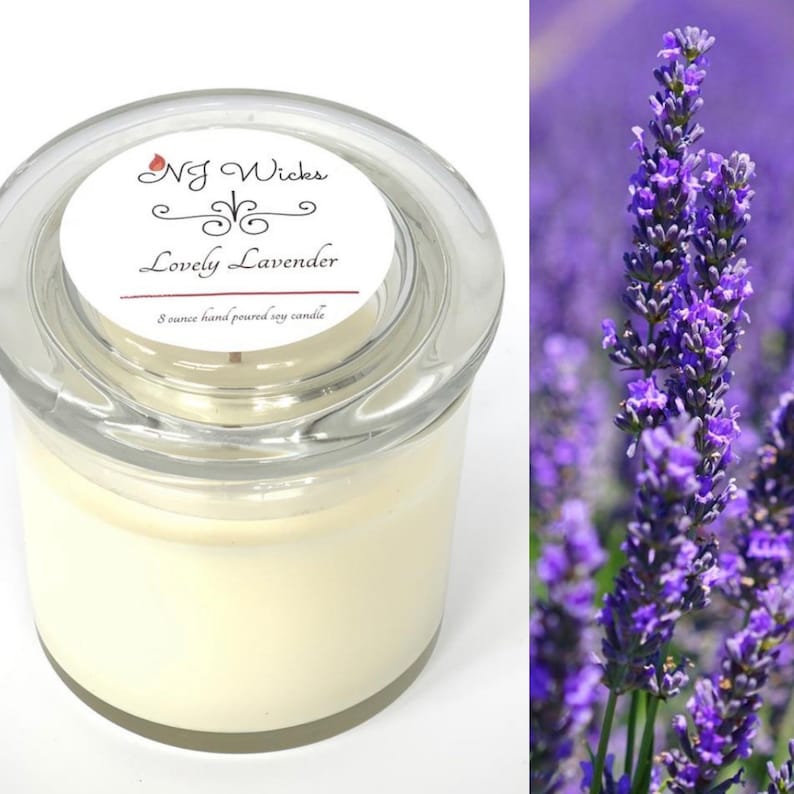 Lavender Scented Candle, All Natural Candle, Chemical Free Candle