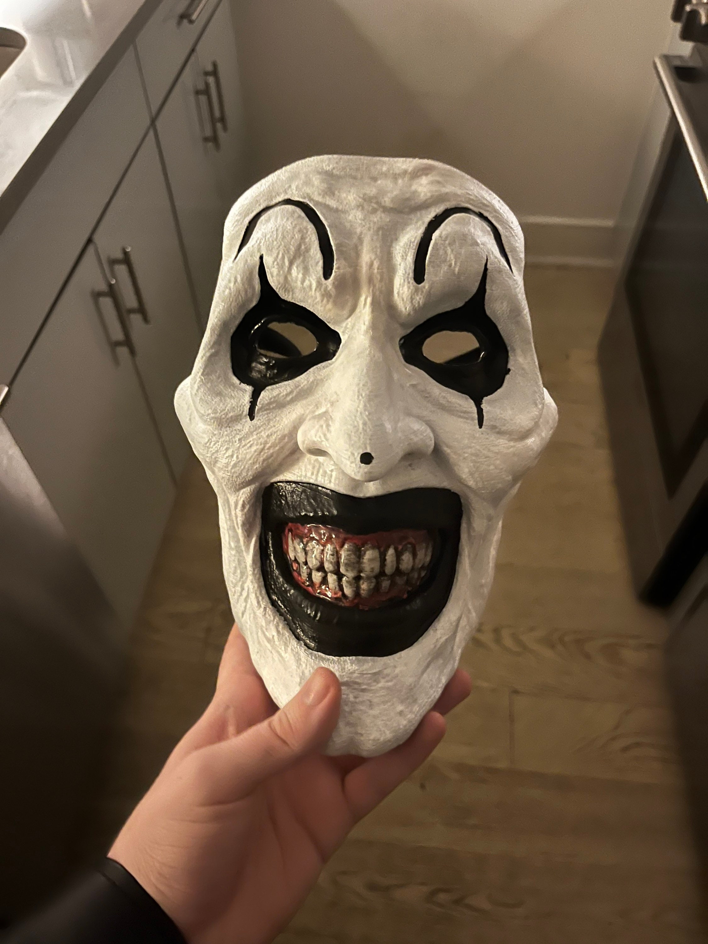 Grand Dents Masque Drôle Demi Visage Chevreuil Clown Accessoire