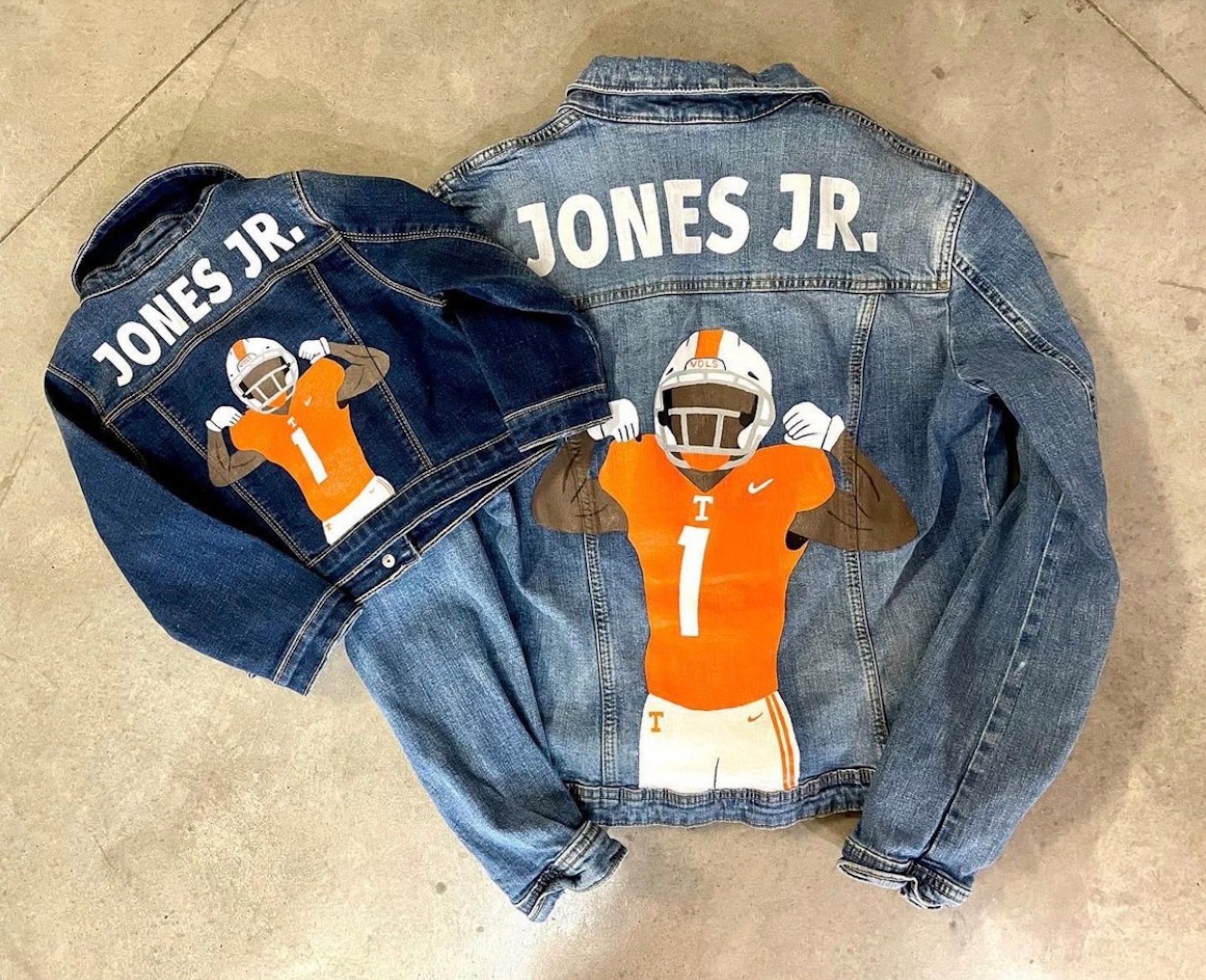 MAMA AND ME Custom Jackets Painted 