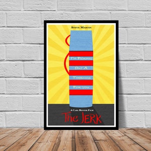 ザ・ジャーク - スティーブ・マーティン オリジナル映画ポスター アートプリント - コメディクラシック - ナビン・ジョンソン - ユニーク - 魔法瓶を選んでいます