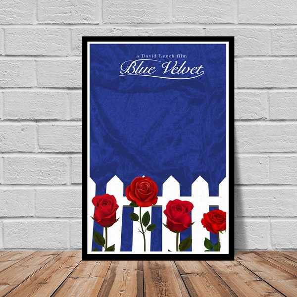 Blue Velvet Movie Poster Original Art Print - David Lynch