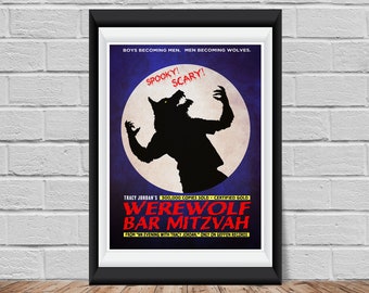 Werewolf Bar Mitzvah - 30 Rock Poster Art Print Wall Decor - TV SHOW - Tracy Jordan - Tracy Morgan - Tina Fey - Funny