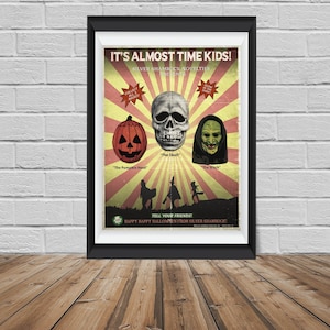 Halloween III 3 The Season of the Witch Silver Shamrock "Vintage Advertisement" Poster art print -  John Carpenter  - Wall decor