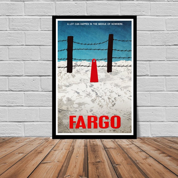 Fargo original movie poster art print - Coen Brothers - Joel Coen - Ethan Coen