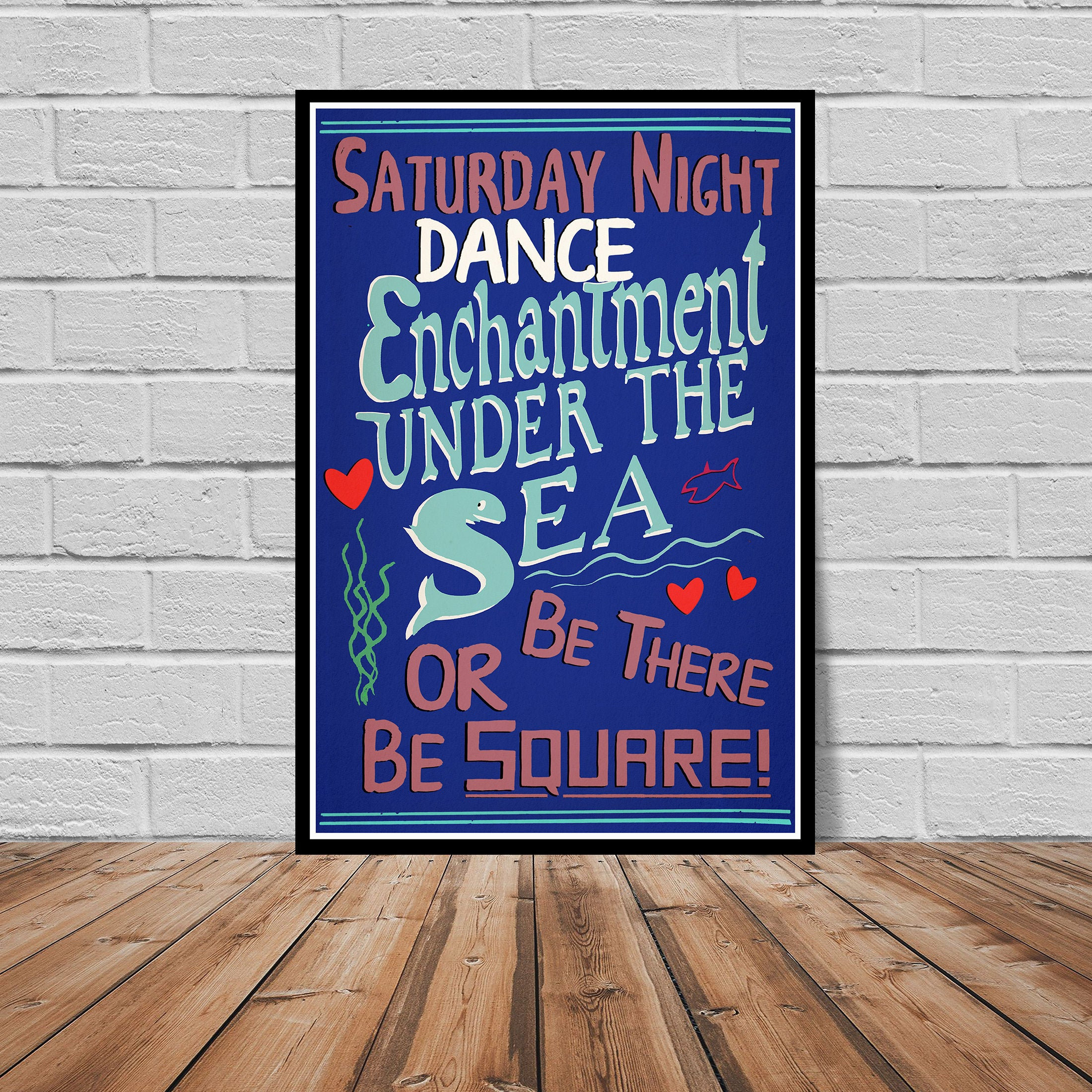 Back to the Future Enchantment Under the Sea Replica Poster Etsy