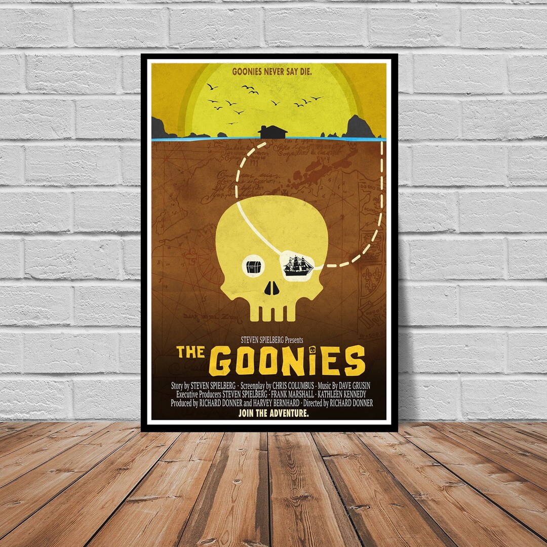 The Goonies Original Movie Poster Print - Goonies Never Say Die ...