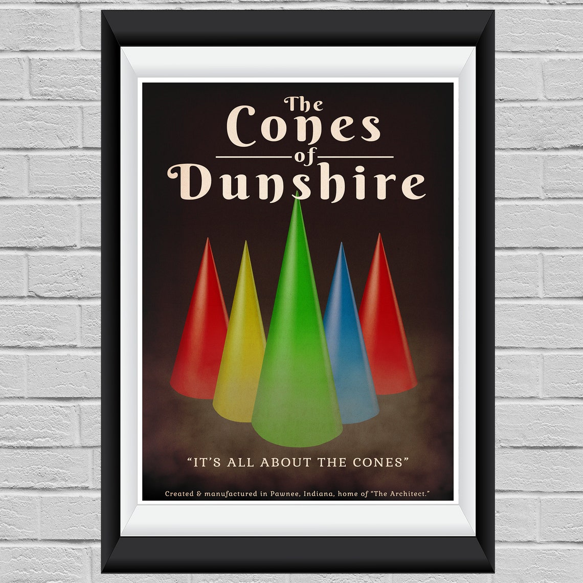 Parks and Recreation the Cones of Dunshire Poster Art Print Etsy