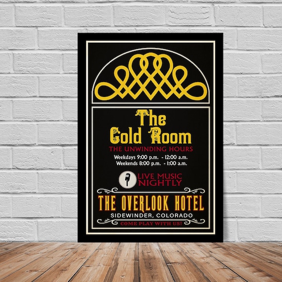 The Shining the Gold Room Inspired Advertisement Poster Print Etsy