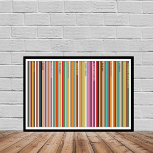 Wes Anderson Color Palette Kunstdruck Poster - Kultfilm - Updated for 2023 - Henry Sugar