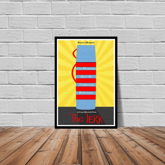 The Jerk Steve Martin Original Movie Poster Art Print - Etsy Hong Kong