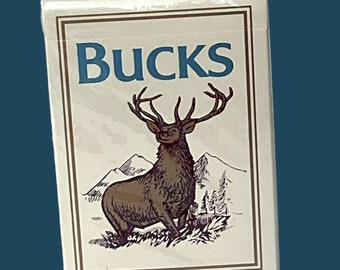 Philip Morris Bucks Playing Cards Vintage 1990s Tobacco Advertising Sealed New