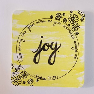 Cartões com versos em aquarela personalizáveis feitos à mão, tapeçarias de parede, marcadores de livros...