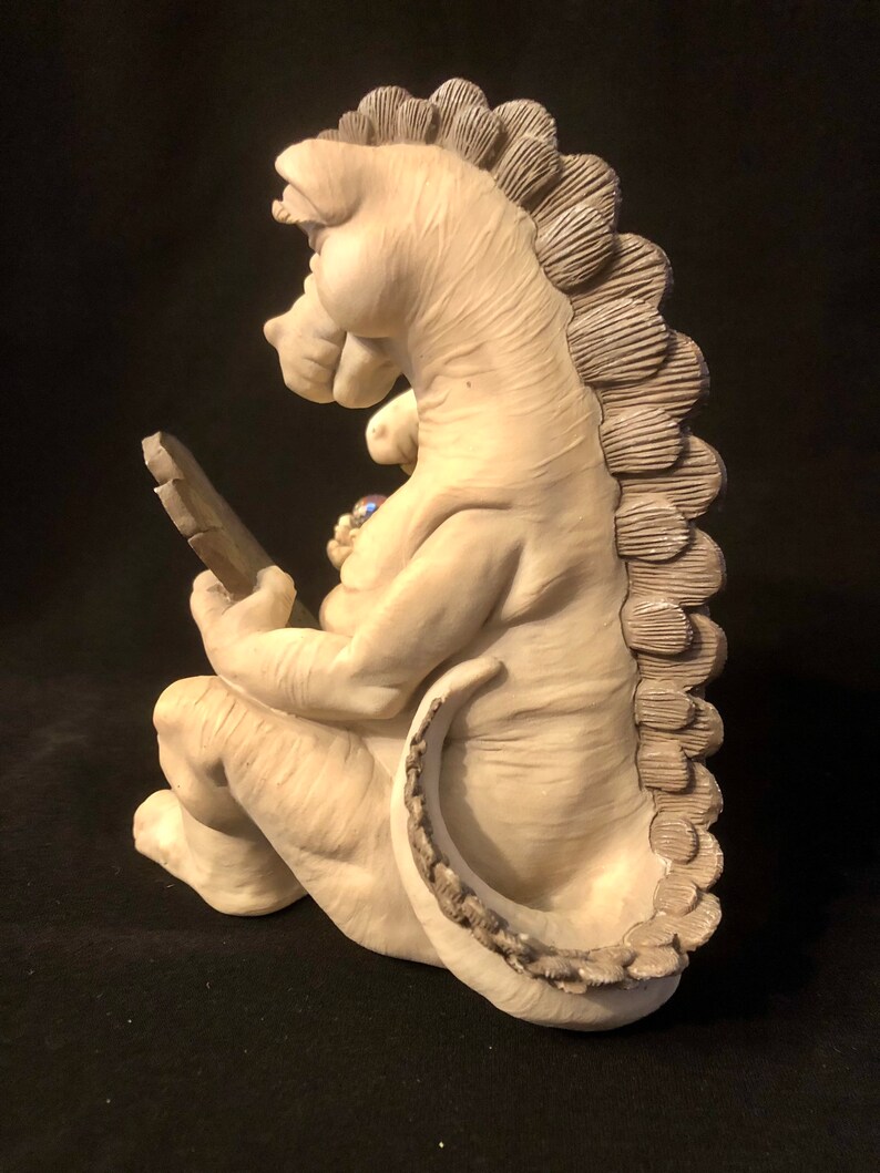 Krystonia Flayla and Jumbly Figurine. Cute Dragon Themed Etsy