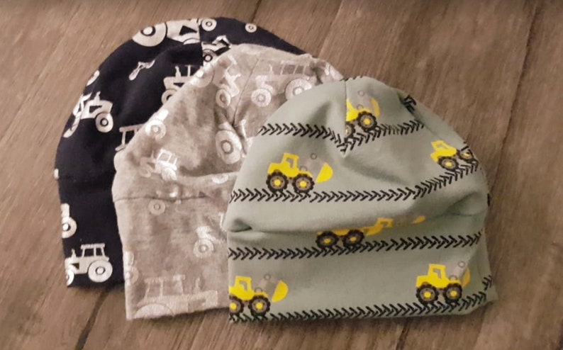 Digger baby hat Baby Boy