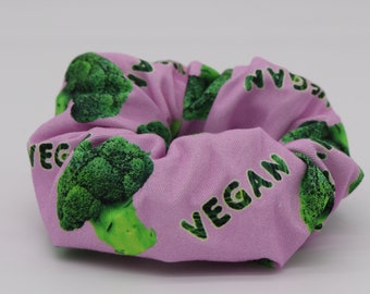 Vegan Scrunchie - Broccoli Scrunchie - Veggie Scrunchie