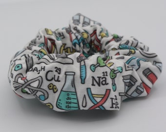 Science Scrunchie - Chemistry Teacher Gift - Chemistry Doodle Hair Tie -  Chemistry Student Gift - Graduation Gifts - Chemie Scrunchy