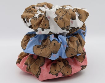 Capybara Scrunchie Pack - Cute Capybara Scrunchie Set - Capybara Gifts - Perfect Capybara Birthday Gift - Capybara Gift For Girlfriend
