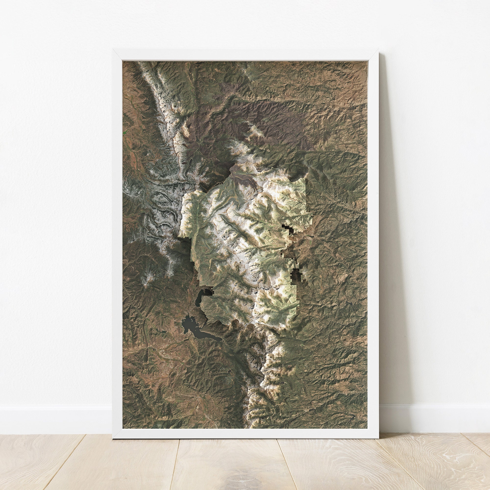 オリジナル絵画作品《Satellite Imagery No. 6》（artificial 