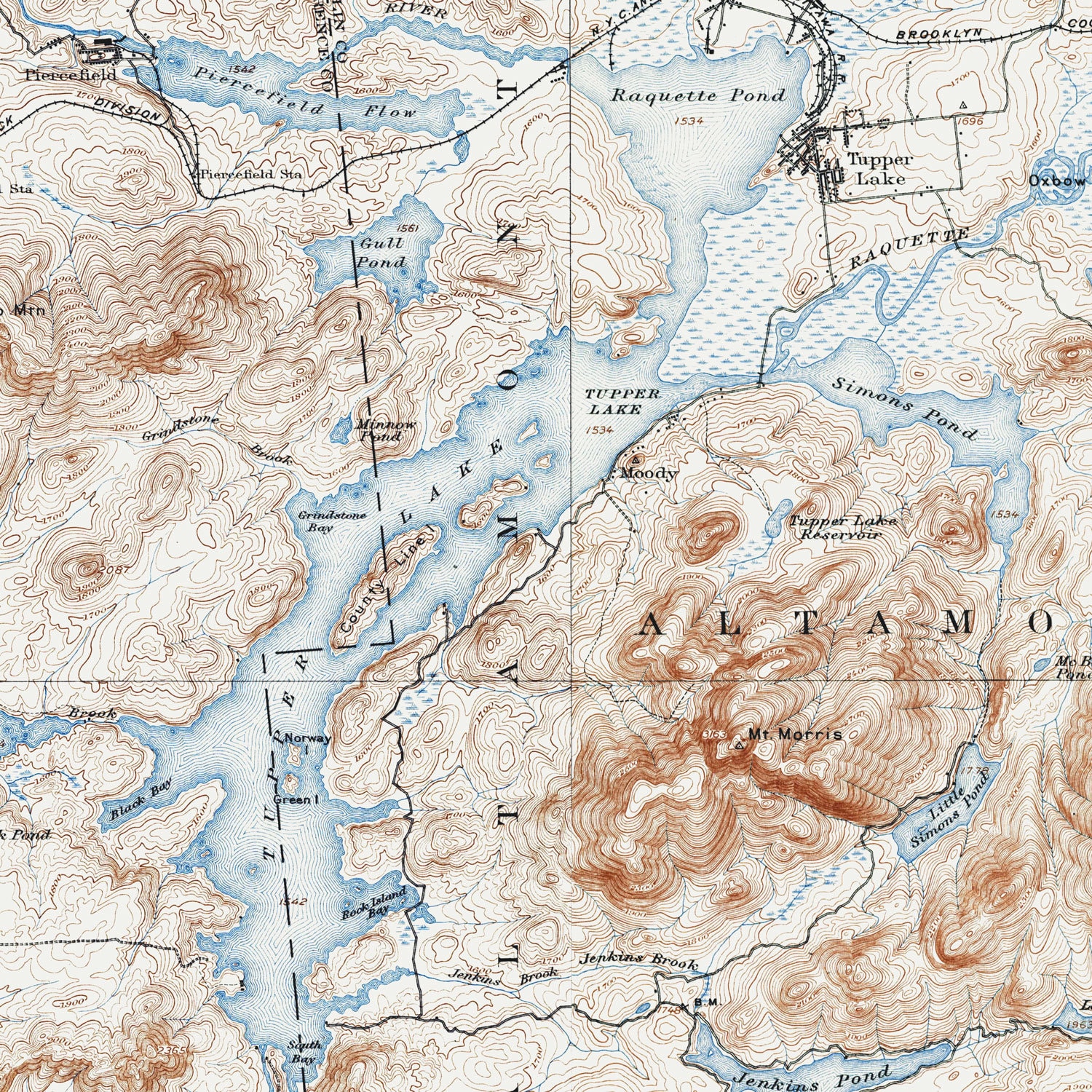 Tupper Lake Ny Map Draw A Topographic Map vrogue.co