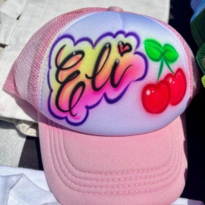 Youth hats airbrushed image 6