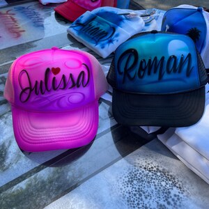 Youth hats airbrushed image 7