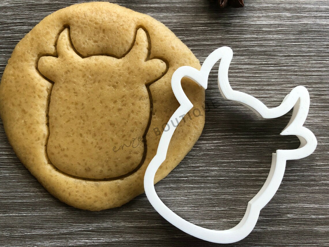 Cow Head Cookie Cutter Fondant Cake Decorating UK Seller Etsy UK