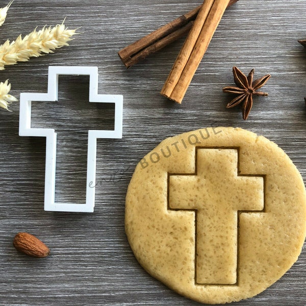 Cross Cookie Cutter 02 | Fondant Cake Decorating | UK Seller