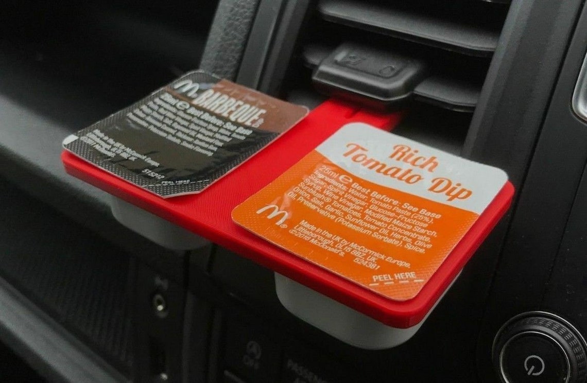 Twin in Car Sauce Holder Double Mcdonalds Dip Holder Etsy