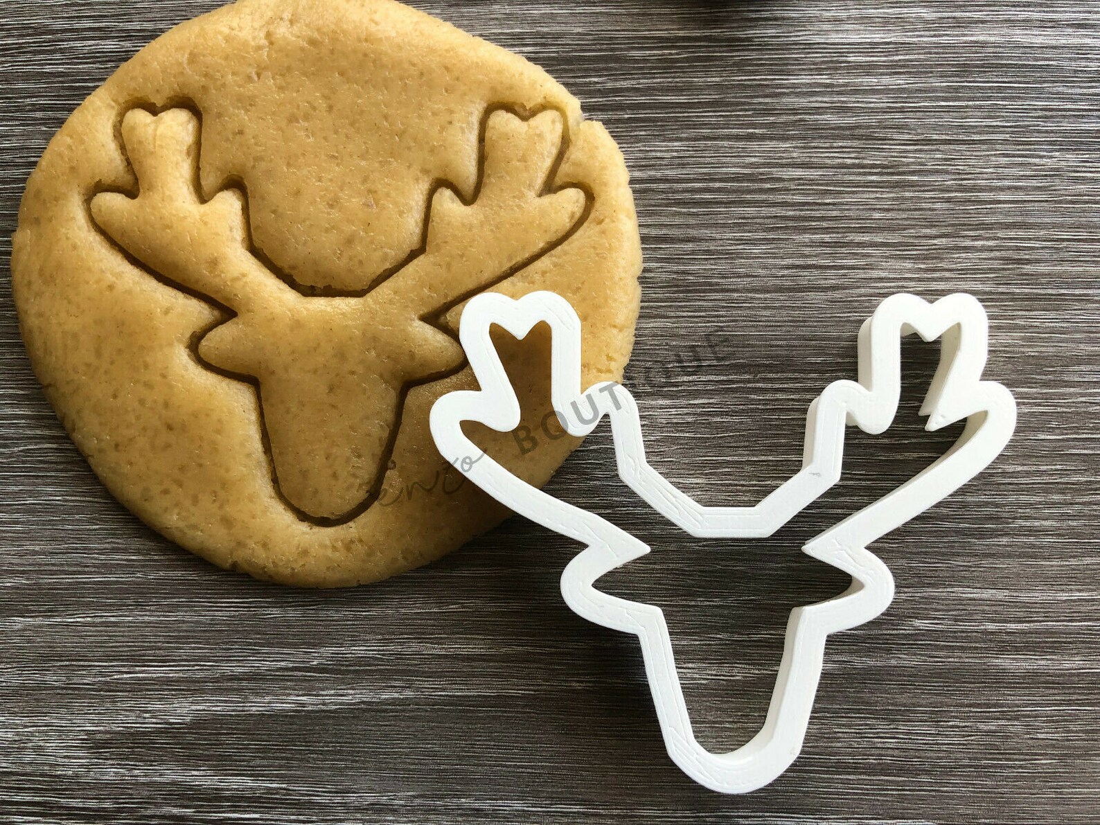 Deer Reindeer Cookie Cutter 02 Fondant Cake Decorating UK Etsy