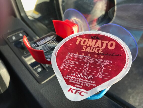 Twin In Car Sauce Holder | Double McDonalds Dip Holder | Double Dip Clip  DipClip