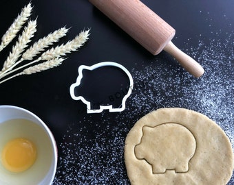 Cute Pig Cookie Cutter 02 | Fondant Cake Decorating | UK Seller