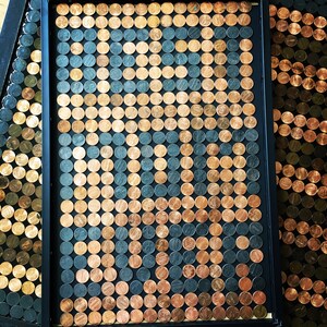 Pennies4ThePeople Unique Handmade Best Mom Ever Pennies Frame Smaller size