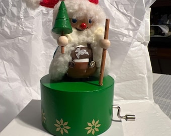 ヴィンテージサンタスモーカー - ドイツ・エルツ山地の木製香炉（ベル