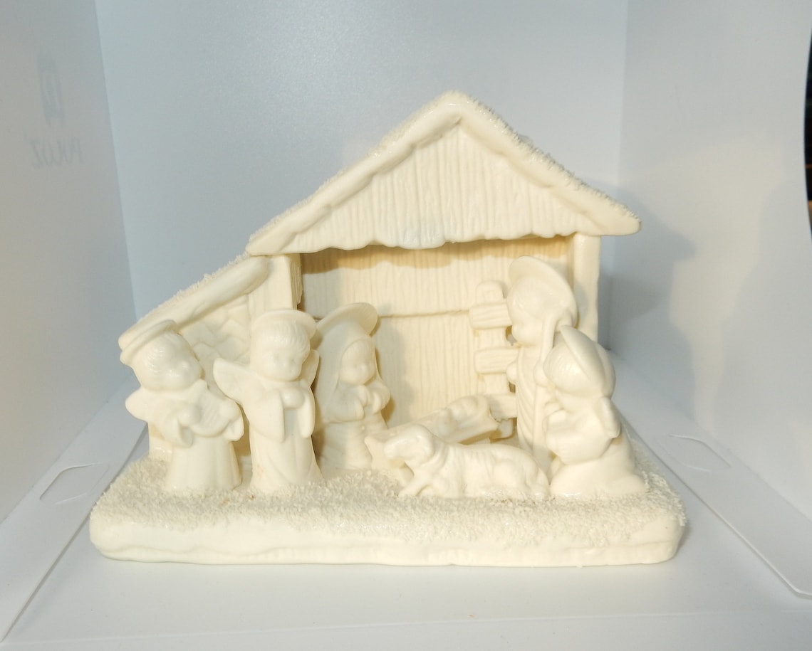 Ceramic Nativity Scene Etsy