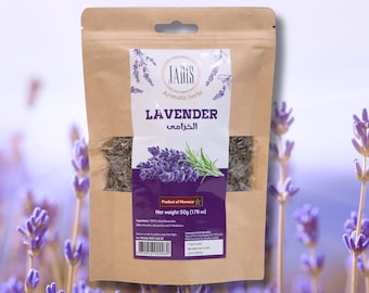 Moroccan Dried Lavender | Aromatic Dried Lavender for Tea, Bath, Potpourri