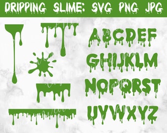 Slime Svg Etsy