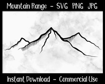 Free Free 260 Simple Mountain Range Svg SVG PNG EPS DXF File
