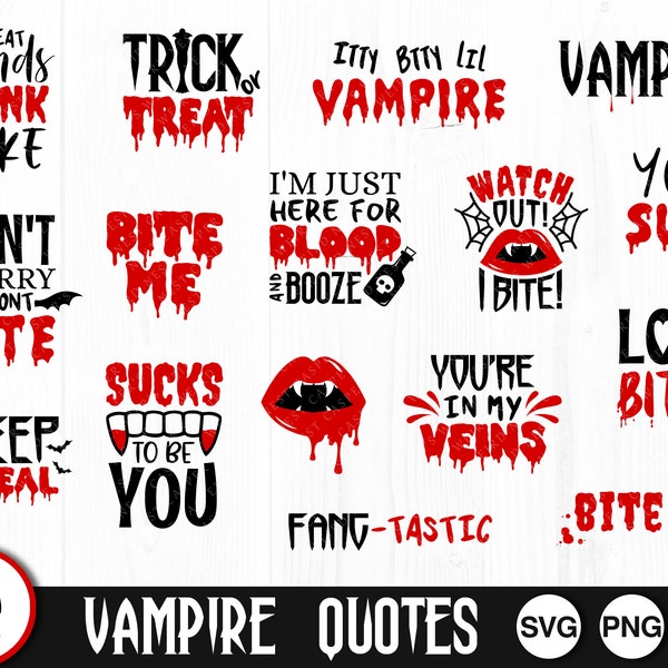 Vampire Blood - SVG, PNG, JPG, Digital Cut File, Ready to Cut, File for Cricut, Halloween Bundle, Vampire Svg, Vampire Quote, Vampire Bundle