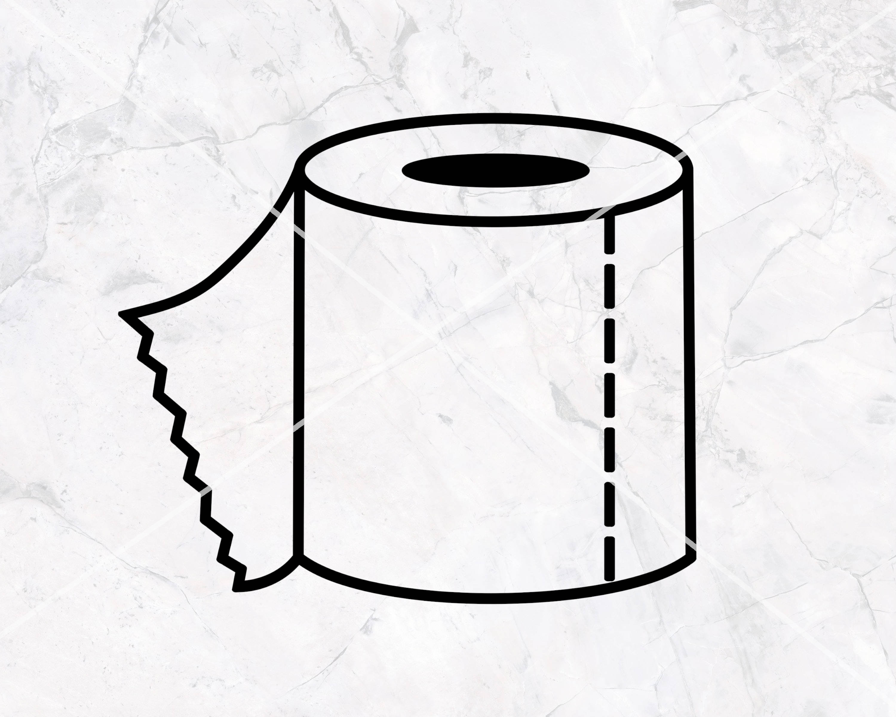 Toilet Roll Svg