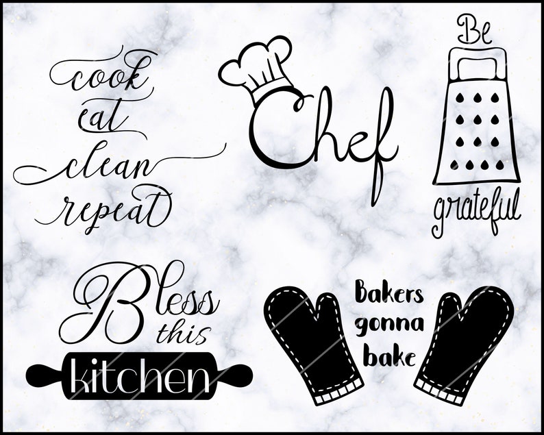Download Sassy/funny cooking & kitchen quotes bundle SVG PNG JPG | Etsy