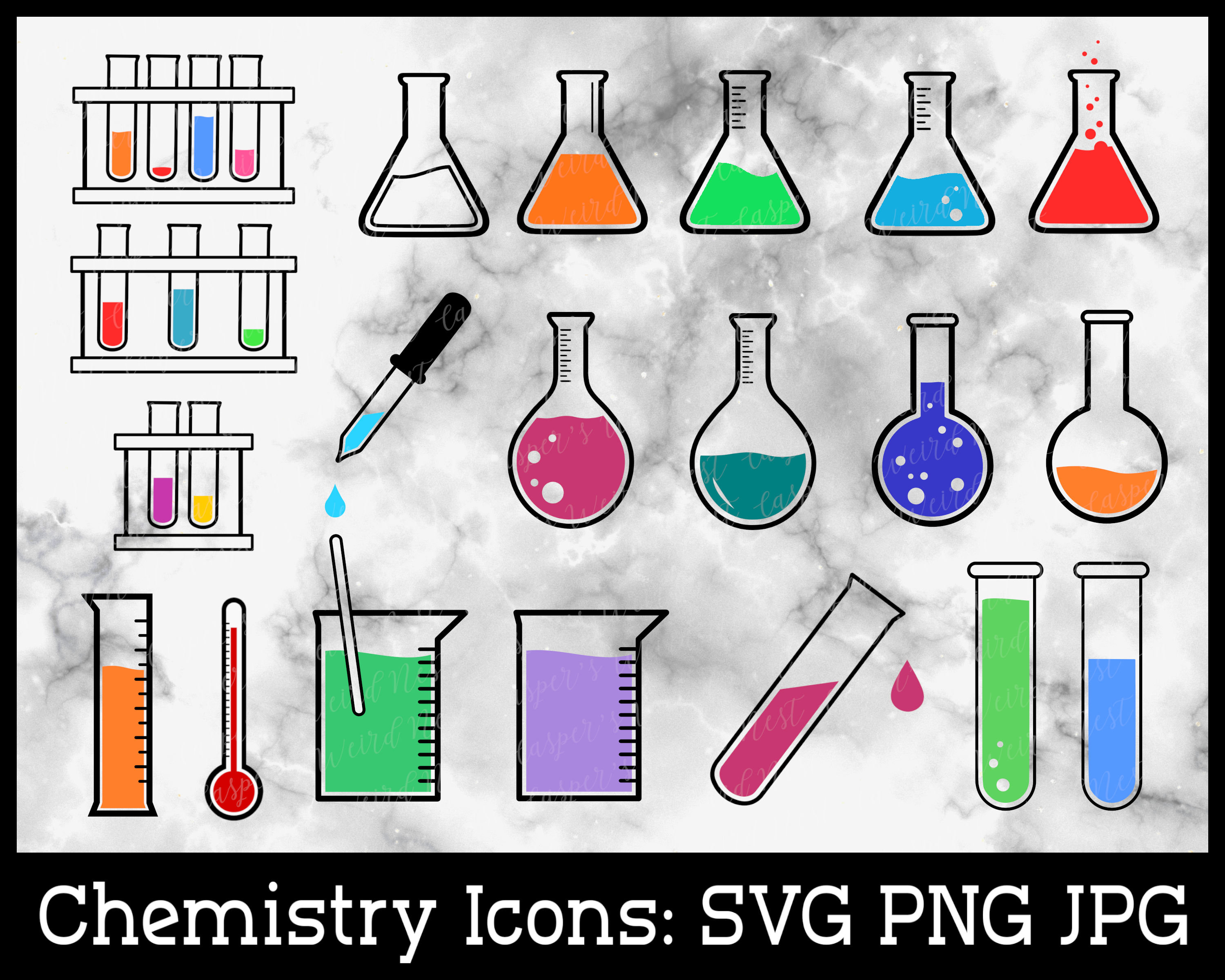 Science Test Tubes And Beakers Clipart Flowers