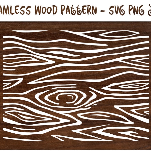 Seamless Wood Pattern - SVG, PNG, JPG - Transparent Background, Digital Cut File, Commercial Use, Instant Download, Wood Texture svg