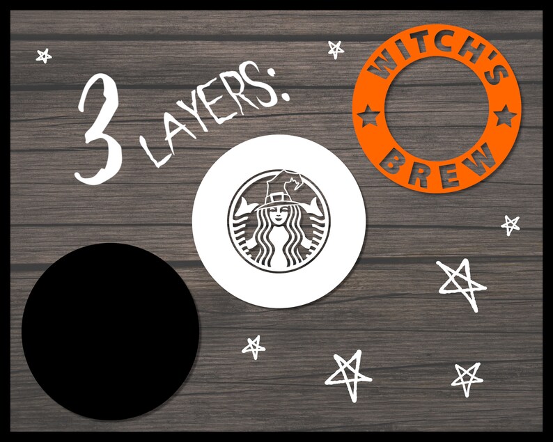 Download Witch's brew halloween Starbucks logo svg png jpg | Etsy